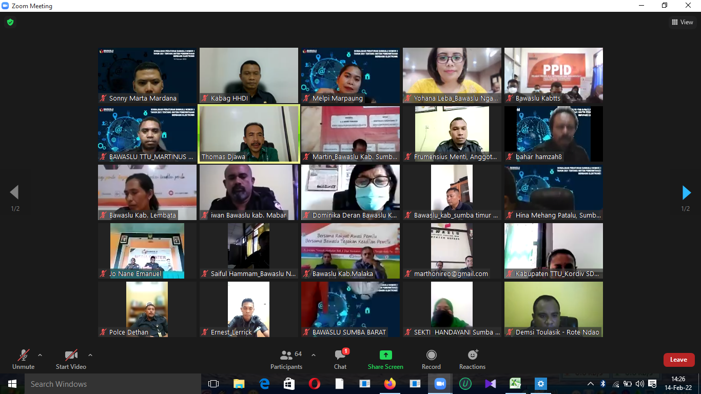 Melpi; SPBE Sebagai Integrasi Sistem Informasi Bawaslu
