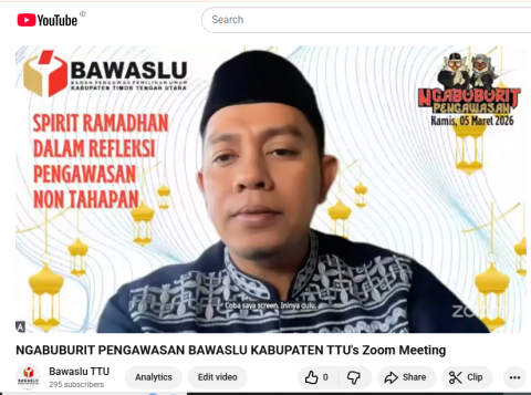 dok. Humas Bawaslu TTU