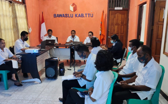 Tuntaskan Program Kerja, Bawaslu TTU Membahas Pelaksanaan Program dan Anggaran Tahun 2021